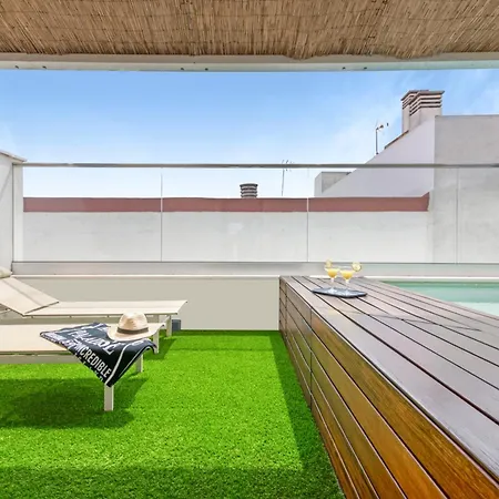 Leonalba House Private Private Rooftop Private Pool Private Andalusian Courtyard Free Parking Bbq 8 Guests ヴィラ *